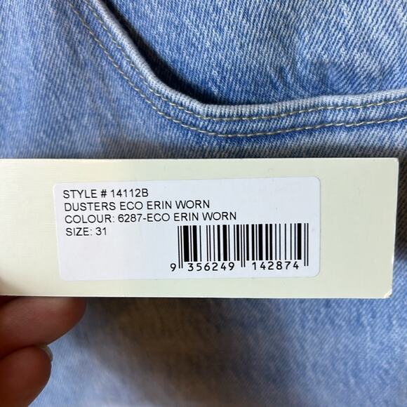 NWT Rolla’s Dusters high rise slim ripped knee jeans in Eco Erin Worn Wash - Picture 13 of 13